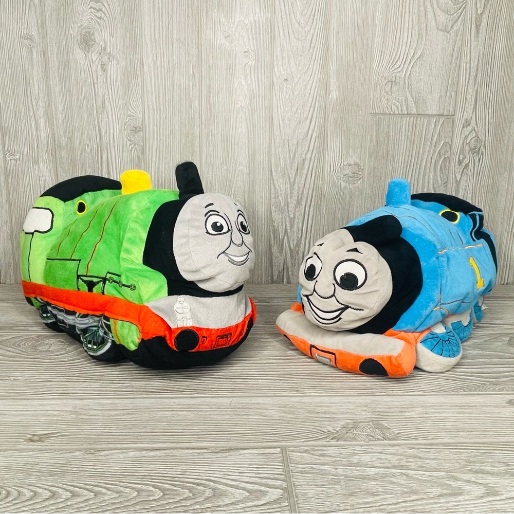 Thomas and friends Thomas the train and Percy train plush pillow toys 2014/2013
